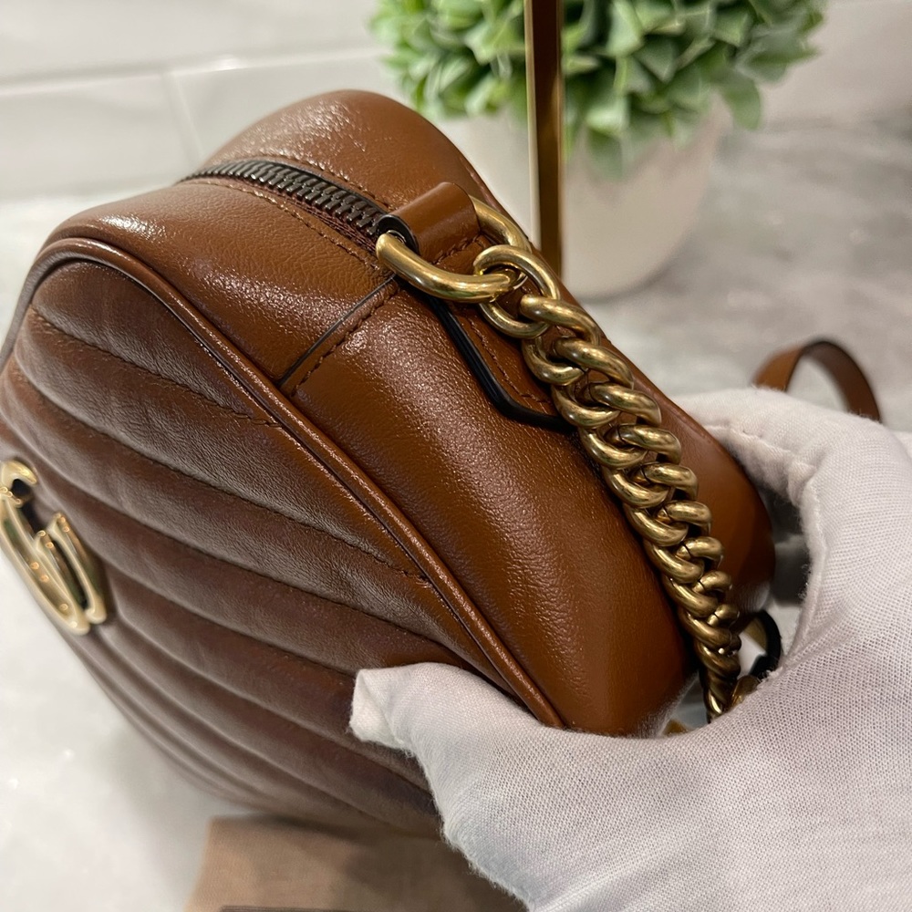 Authentic Gucci Marmont Brown - Picture 4 of 14